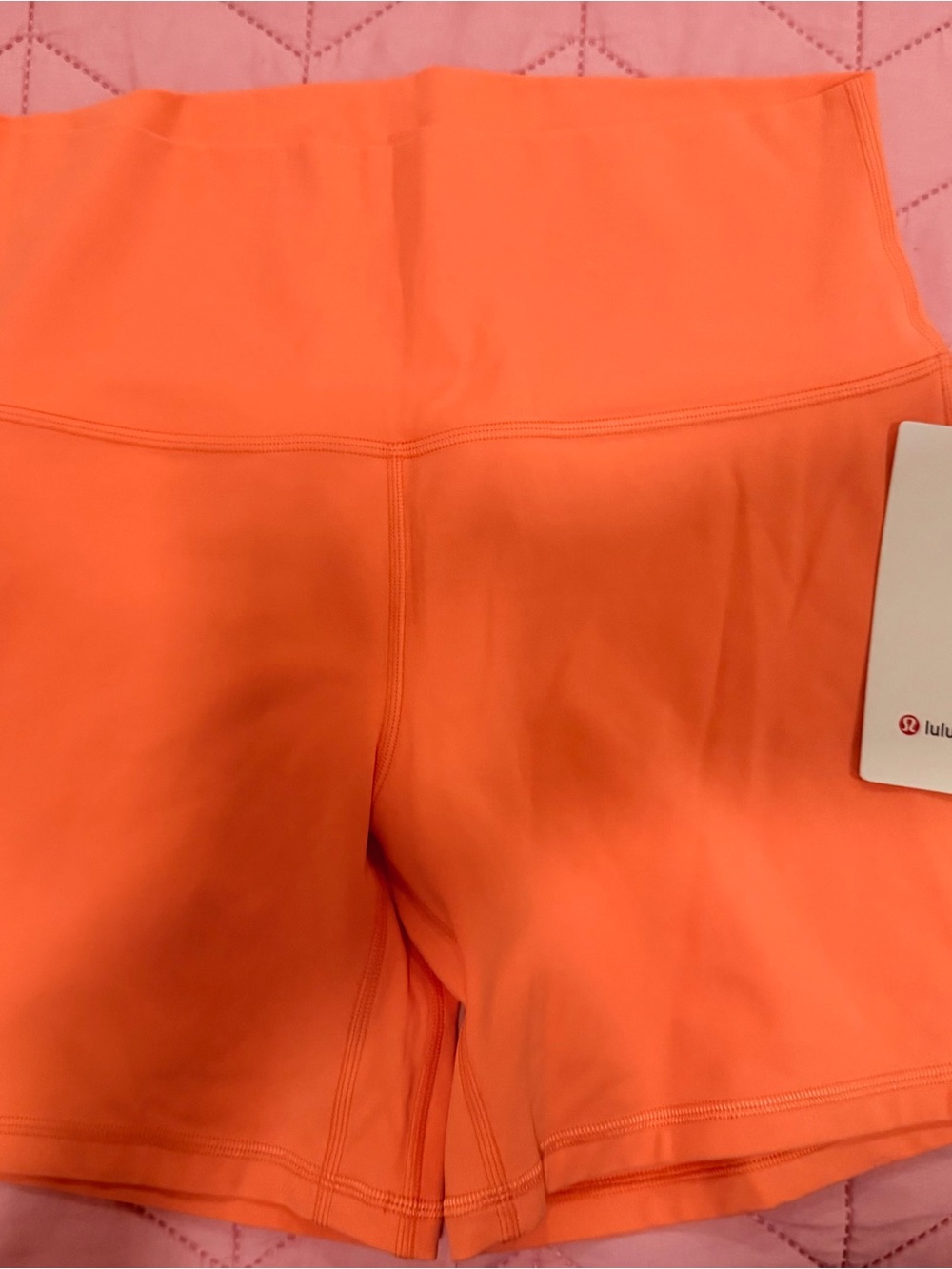 Lululemon Align™ High-Rise Short 6" SUNNY CORAL *SIZE 12 - Picture 2 of 5